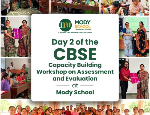 CBSE CAPACITY BUILDING WORKSHOP ON ASSESSMENT AND EVOLUTION AT MODY SCHOOL- DAY2