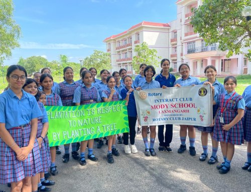 ROOTING FOR A GREENER TOMORROW: MODY SCHOOL CELEBRATES VAN MAHOTSAV