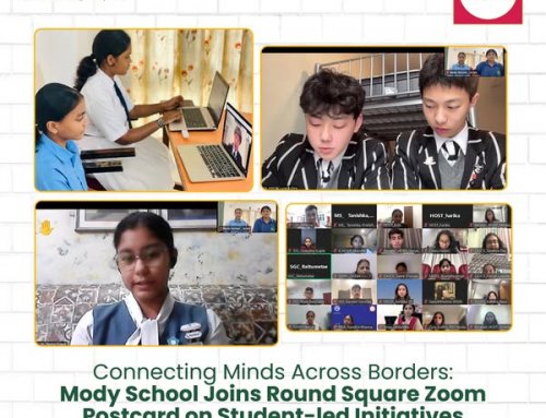 MODY SCHOOL JOINS ROUND SQUARE ZOOM POSTCARD ON STUDENT LEAD INITIATIVES